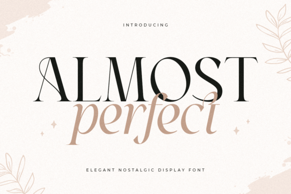 Almost: A Modern Typeface for Clean, Sophisticated Design