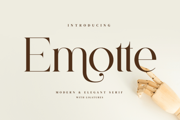 Emotte: The Modern Serif for Clean, Confident Design