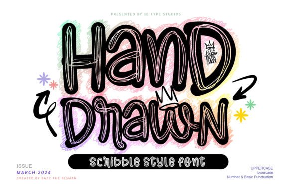 Hand Drawn: The Playful Typeface for Creative Projects