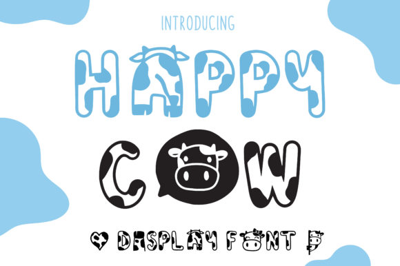 Happy Cow: A Playful Font for Authentic Design