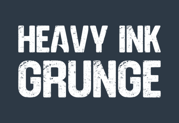 Heavy Ink Grunge: A Typeface for Unapologetic Voices