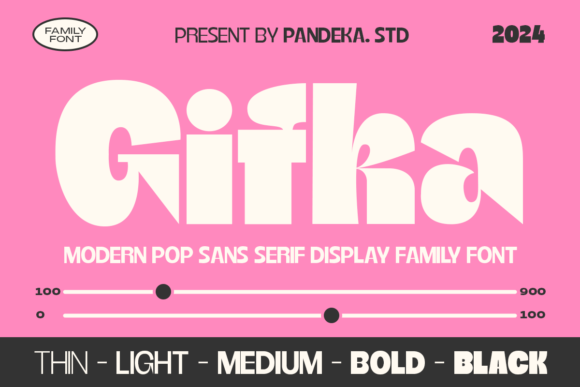Introducing Gifka: The Energetic Pop Font for Modern Projects