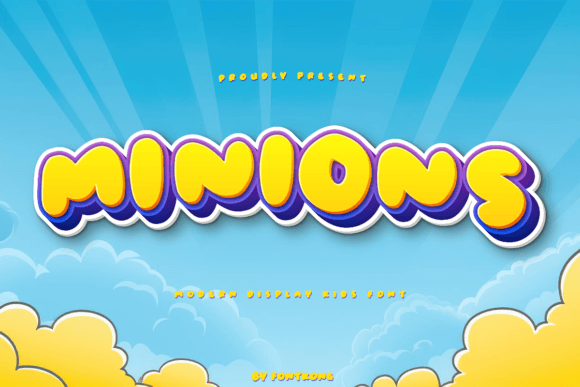 Minions Display: A Whimsical Font for Playful Projects