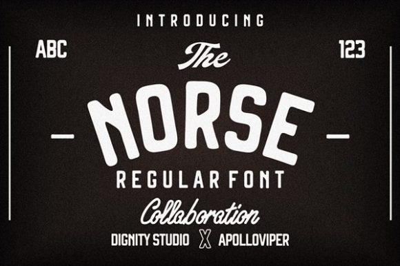 Norse: A Bold Typeface for Striking Visuals