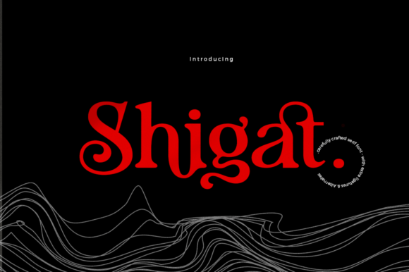 Shigat: A Serif Font That Marries Classic Elegance with Modern Edge
