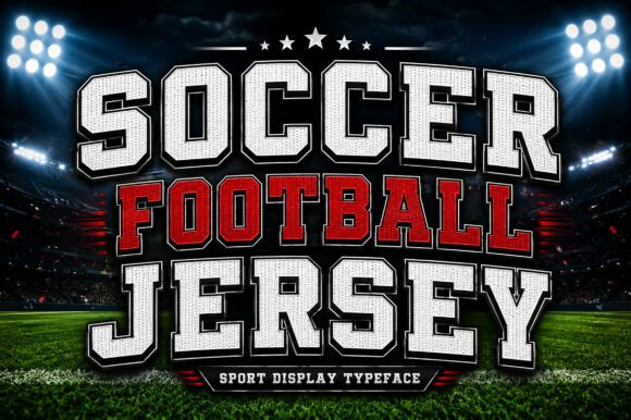 Soccer Football Jersey: The Display Font for Champions