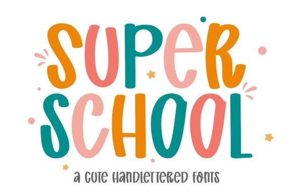 Super School: A Playful Font for Authentic Design