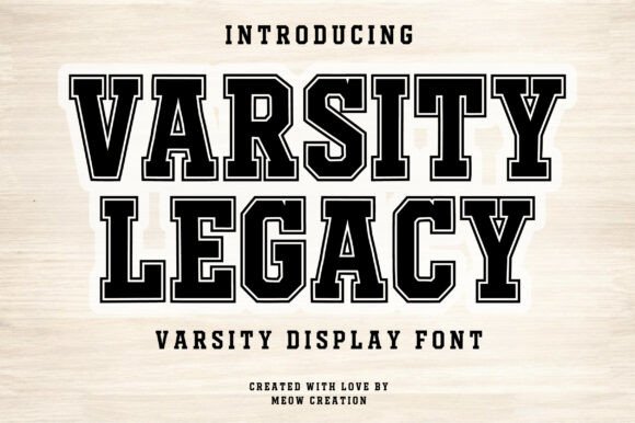 Varsity Legacy: Capturing the Spirit of Championship Typography