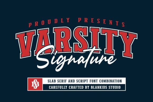 Varsity Signature: A Font for College-Inspired Branding