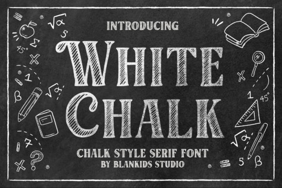 White Chalk: A Serif Font with Bold Character